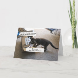 Merci Pet Sitter Card