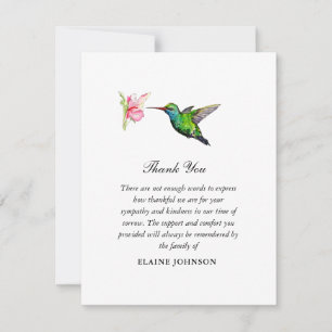 Merci photo de l'oiseau Humide Floral Funeral