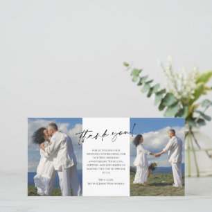 Merci photo de renouvellement Vow mariage