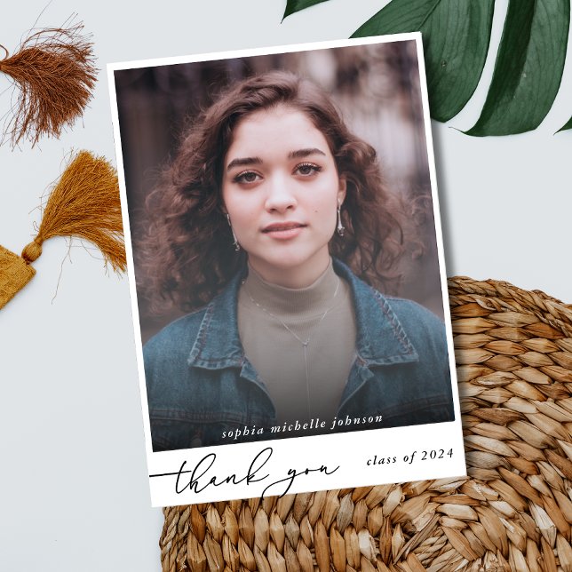 Merci photo de script moderne simple (Créateur téléchargé)