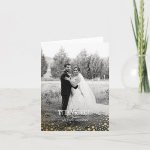 Merci photo du Mariage de points d'or Balmoral