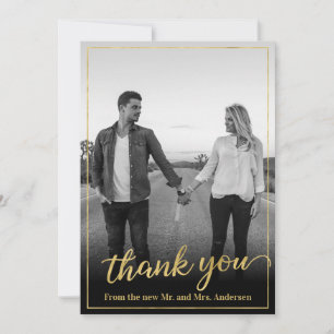 Merci photo Gold Frame personnalisé