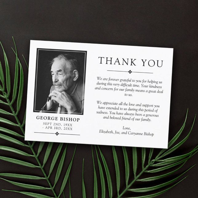 Merci photo minimaliste blanc (Créateur téléchargé)