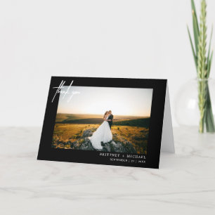 Merci photo moderne en noir