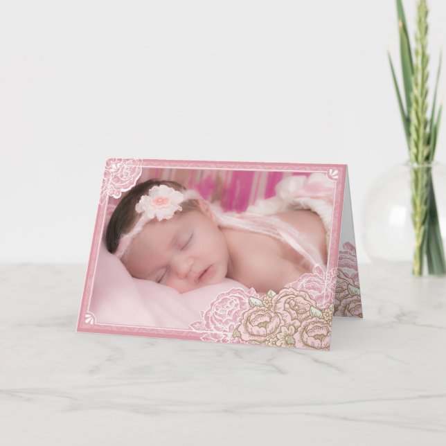 Merci photo Vintage Rose du chou (Devant)