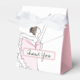 Merci Pink Ballerina Anniversaire Bébé Ballotins
