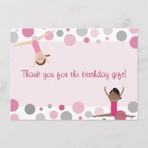 Merci plat de partie de gymnastique dans le rose