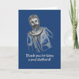 Merci plié pour être une bonne carte berger