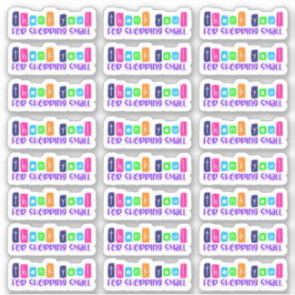 Merci Pour Acheter Petit Sticker Vinyl