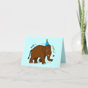 Merci pour Anniversaire Présente Mammoth laine