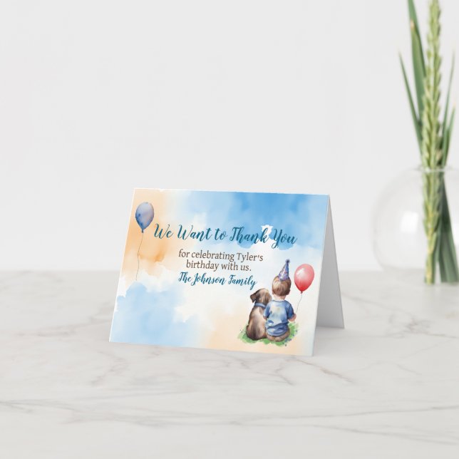 Merci pour célébrer avec nous | Anniversaire (Devant)