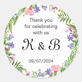 Merci pour célébrer avec nous ! | Sticker