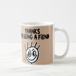 Merci pour être un démon, tasse de café, drôle