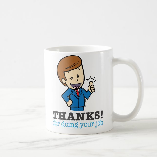 Merci pour faire votre tasse du travail (Droite)