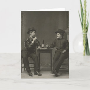 Merci pour la boisson Greeting Card Lesbian