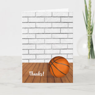 Merci Pour La Carte D'Entraîneur De Basketball