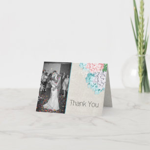 Merci pour la photo de mariage aux hortensias past