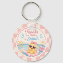 Merci pour le porte-clés en forme de canard "Makin