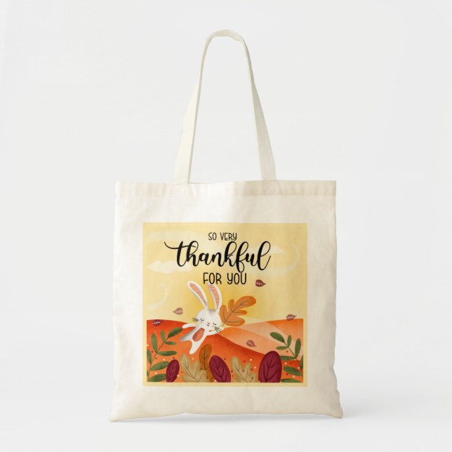 Merci pour le Sac fourre-tout de Thanksgiving (Devant)
