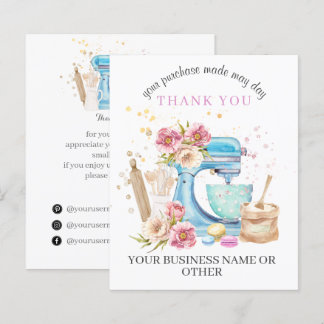 Merci Pour Le Soutien De Mon Petit Carte de visite