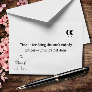 Merci pour le Travail que Personne ne Remarque