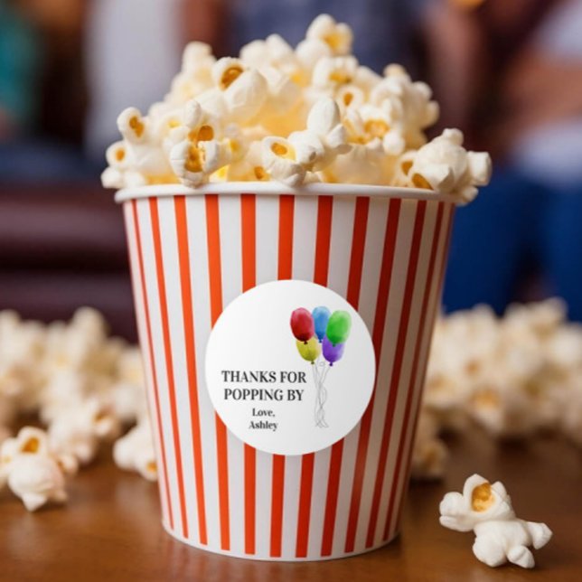 Merci pour les étiquettes Popping By, (Créateur téléchargé)