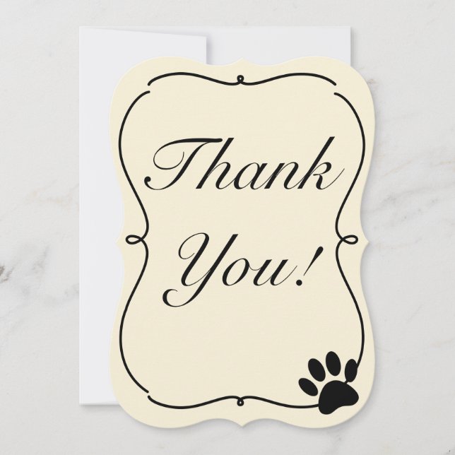 Merci Pour Les Fêtes De Chiens Et Les Événements (Devant)