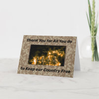 Merci pour les militaires