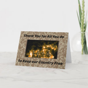 Merci pour les militaires