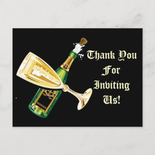 Merci pour nous inviter à chanter carte postale