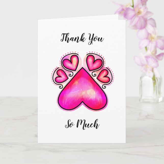 Merci pour prendre soin de ma carte de chien pour  (Orchidée)