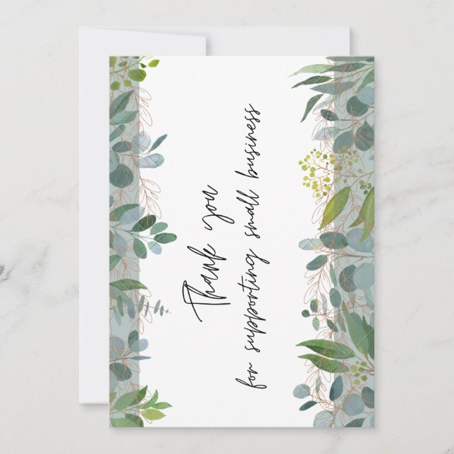 Merci pour soutenir les petites entreprises  (Devant)