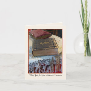 Merci pour ton don commémoratif Bible Vintage