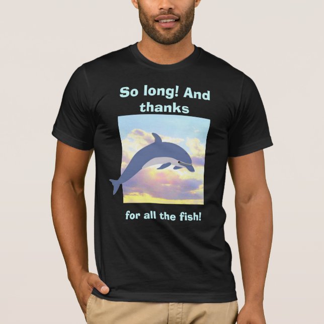 Merci pour tout le T-shirt de poissons (Devant)
