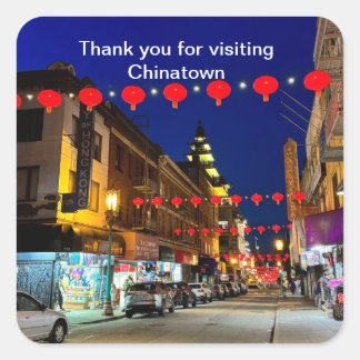 Merci pour visiter SF Chinatown #11 Sticker