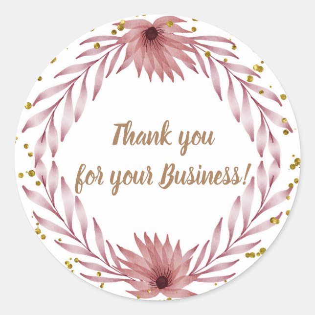 MERCI POUR VOS BUSINESS STICKERS ! (Devant)
