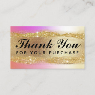 Merci Pour Votre Achat De Cartes Holographiques Ro