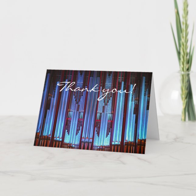 merci pour votre belle carte musicale (Devant)