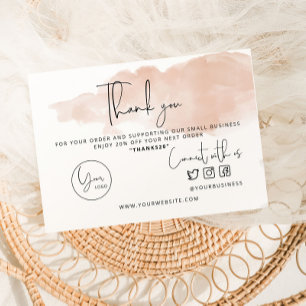 Merci pour votre carte de commande. Carte pour pet