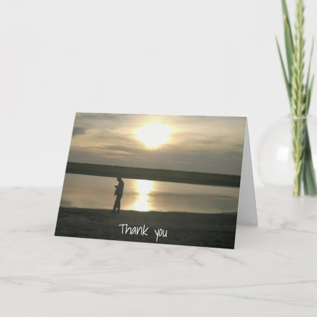 Merci pour votre carte de note pliée (Devant)