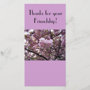 Merci pour votre carte photo d'amitié