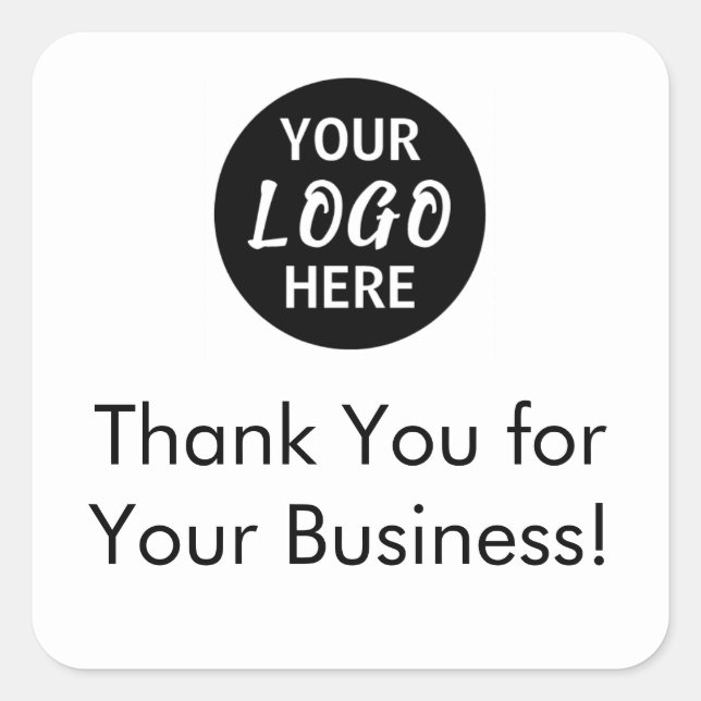 Merci pour votre entreprise | Sticker de société (Devant)