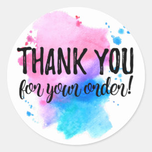 Merci pour votre étiquette de commande
