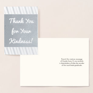 "Merci pour votre gentillesse !" Carte de voeux