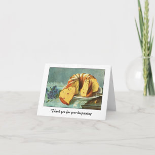 Merci pour votre hospitalité