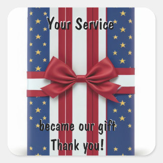 Merci pour votre Sticker de service