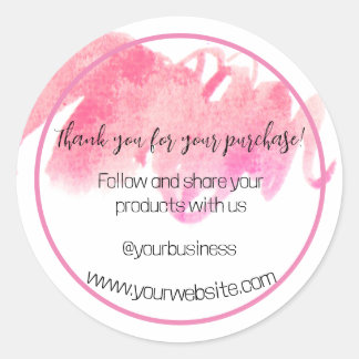 Merci Pour Votre Sticker Professionnel