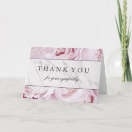 Merci pour votre sympathie | Rose et marbre