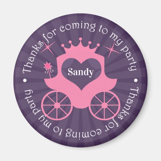 Merci Princess Photo Magnet (Devant)