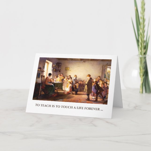 Merci, professeur. Carte de voeux pour les beaux-a (Devant)